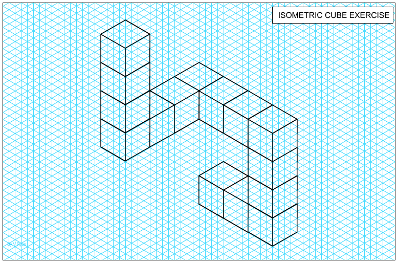 Computer Aided Drawing exercise on Isometric projection  SMB Design and  Technology